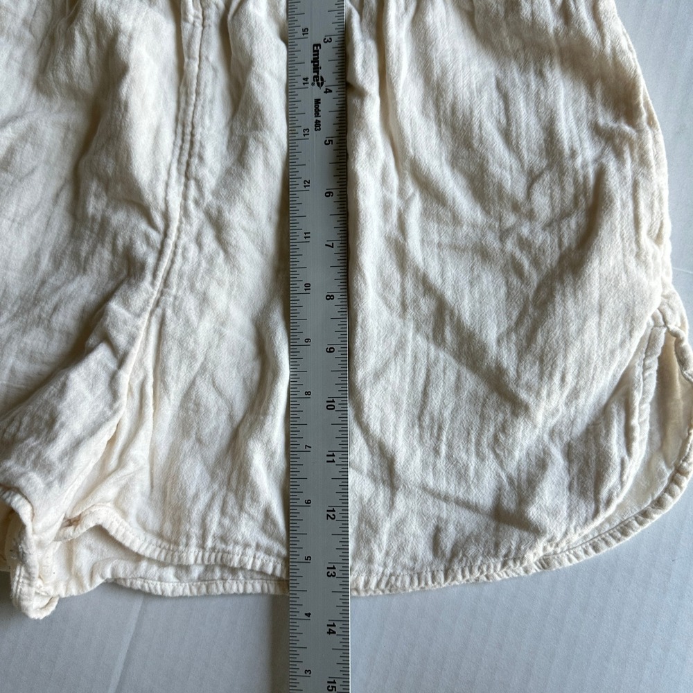 Universal Thread Short Beige Cotton Elastic Waist Casual Travel Beach Small - Picture 8 of 8